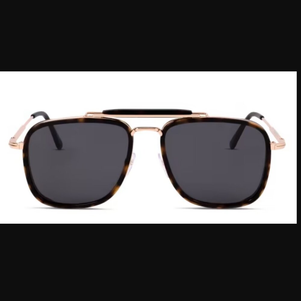 New Without Tags Tom Ford Huck TF665 Sunglasses Brown/Tortoise/Gold